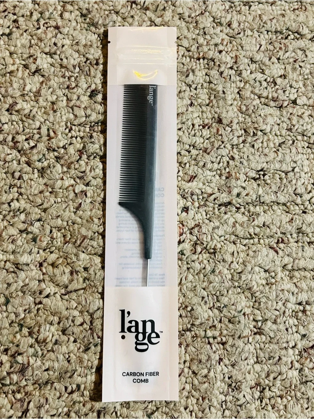 Lange-Carbon Fiber Comb in Black, New & Sealed